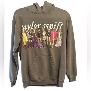 Taylor Swift Eras Hoodie Debut, Fearless, Speak Now, Red, 1989, Reputation sz S